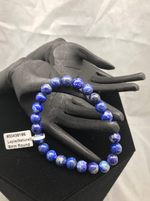 lapis lazuli bracelet mineral beads