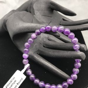 amethyst mineral bracelet