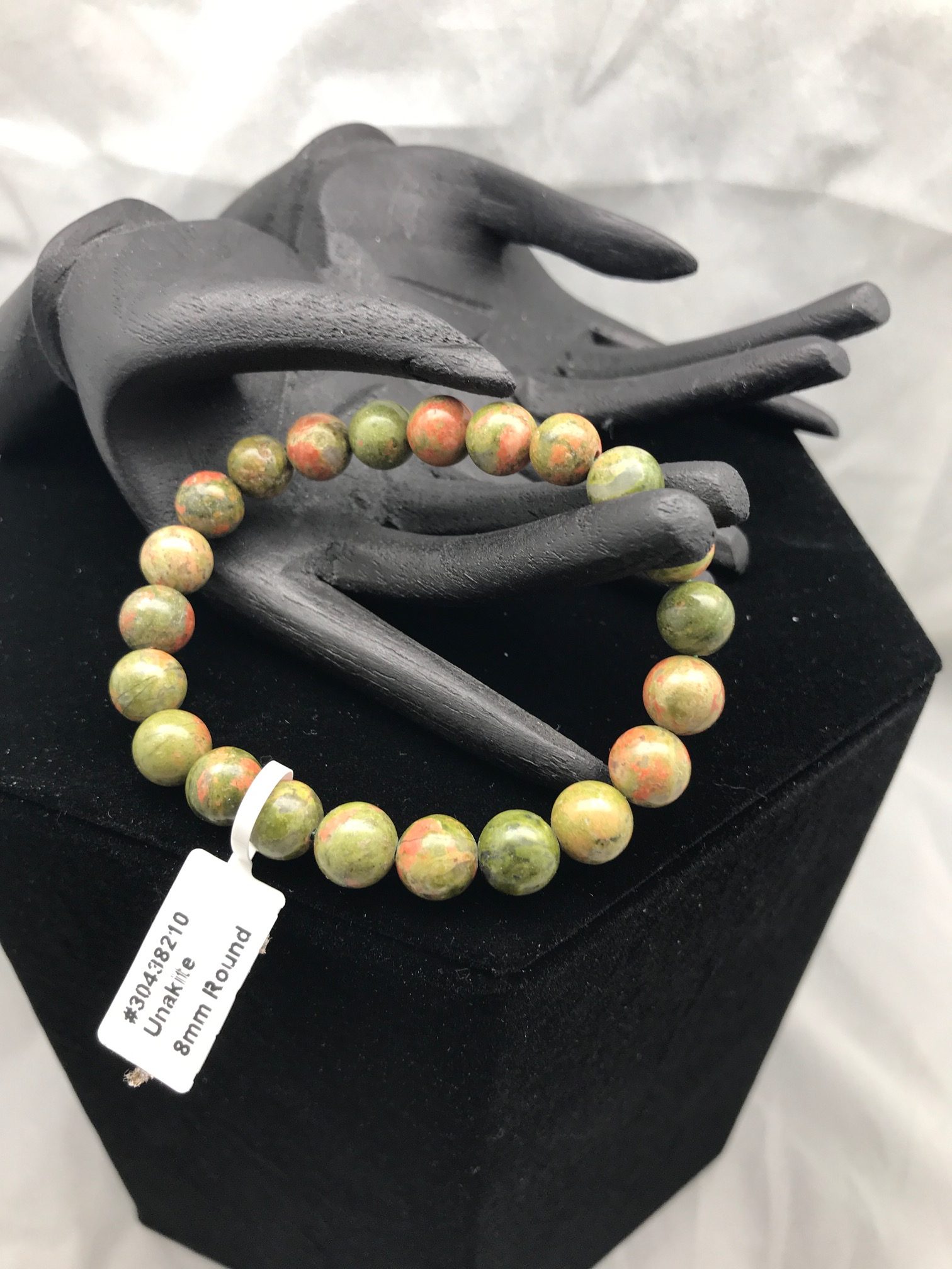 Unakite Beads Bracelet Natural Stone 8mm, For Healing at Rs 150/piece in  Khambhat
