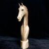 suar wood carved horse