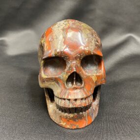 dragon blood jasper skull