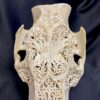 carved wart hog skull