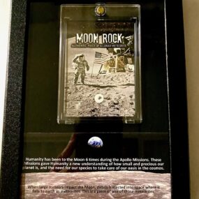 moon rock meteorite specimen