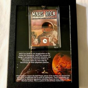 mars rock meteorite specimen