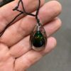 Colorful scarab necklace (